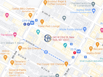 Map to Chelsea, NY Branch