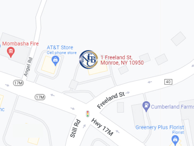 Map to Monroe, NY Branch