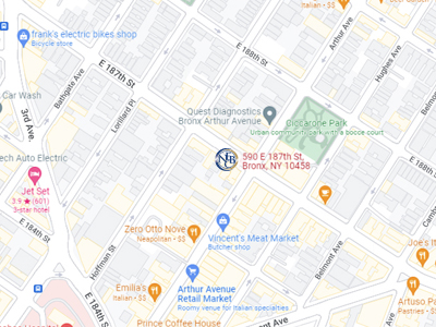 Map to Bronx, NY Branch