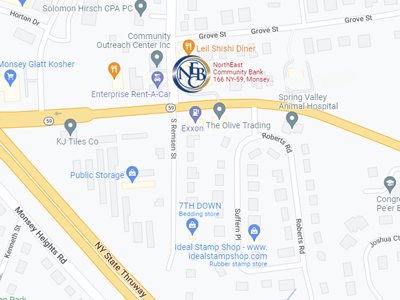 Map to Monsey, NY Branch