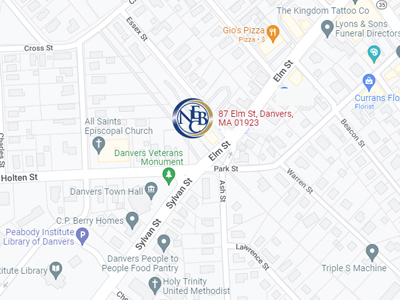 Map to Danvers Branch